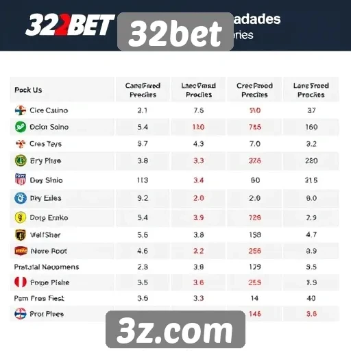 Comparativo entre 32bet e concorrentes no mercado