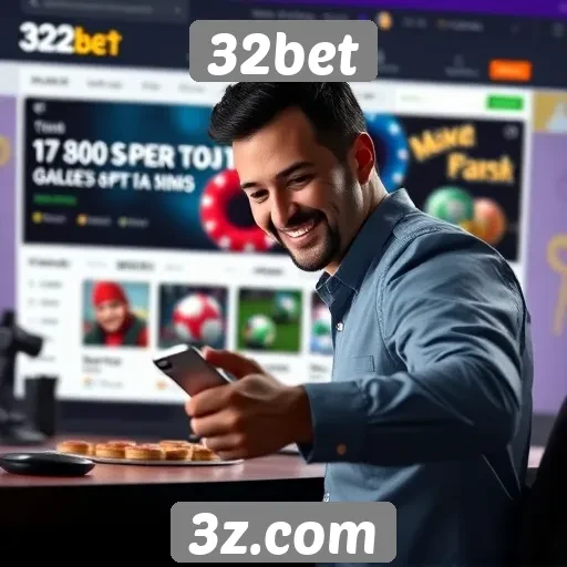 Experiência do usuário no site do 32bet