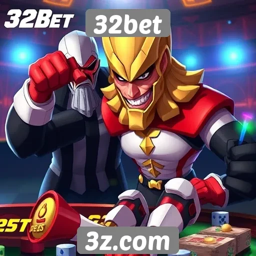 Variedade de jogos disponíveis no 32bet